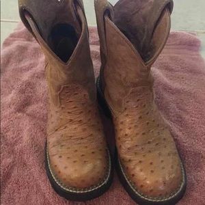 Ariat fat baby boots size 7B